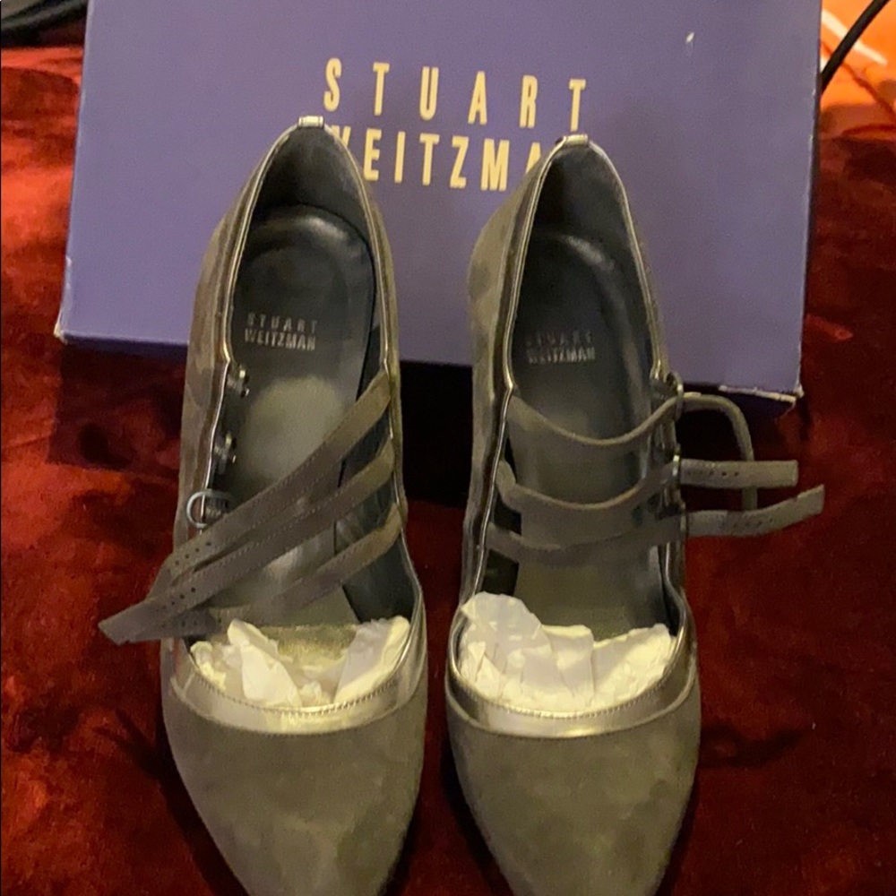 Stuart Weitzman Women’s Grey Suede Shoes